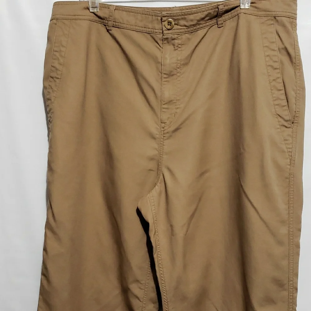 Lauren Ralph Lauren Women's‎ 14 Wide Leg Boho Khaki Chinos Pant